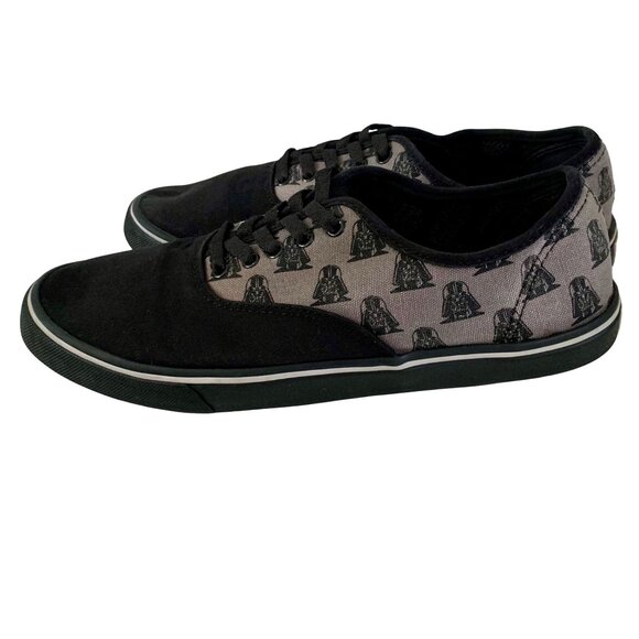 Star Wars Darth Vader X Skechers Sneakers Mens 11 Canvas Lace-Up Black Gray - Picture 4 of 11